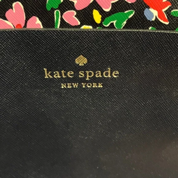 Kate Spade Navy Floral Tote Bag brand new no tags - Picture 6 of 13